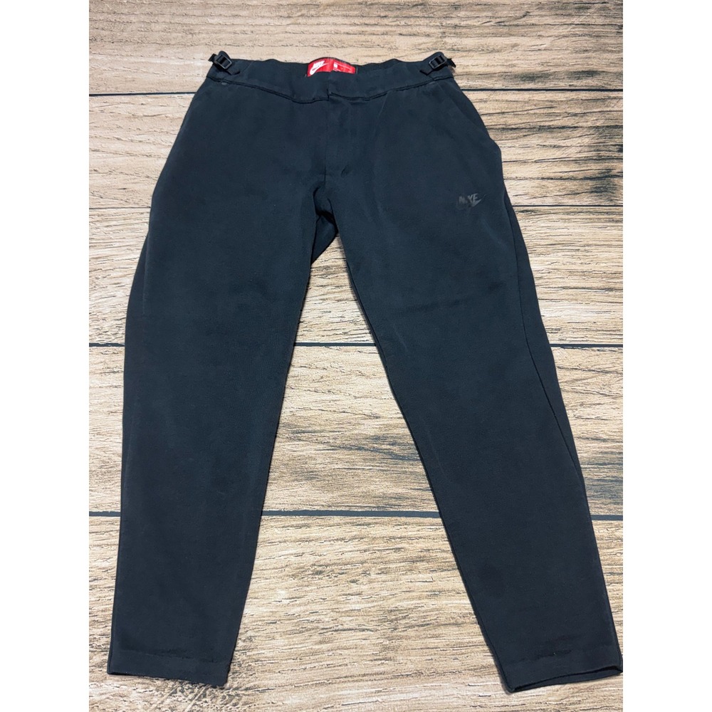 Nike Jogger Pants Men Small Black NSW Tech Fleece Bonded Woven 832120-010